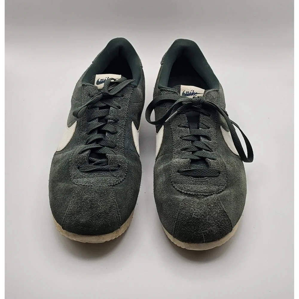 Nike Cortez Vintage Green Suede Leather Sneakers FZ3594-338 Mens‎ Size 10.5